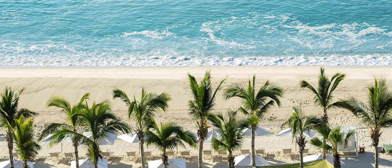 Garza Blanca Resort beach and pools